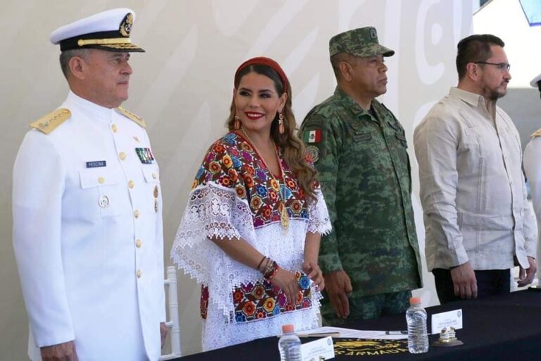 RECONOCE EVELYN SALGADO A LA ARMADA DE MÉXICO EN LA CONSTRUCCIÓN DE UN PAÍS MÁS SEGURO