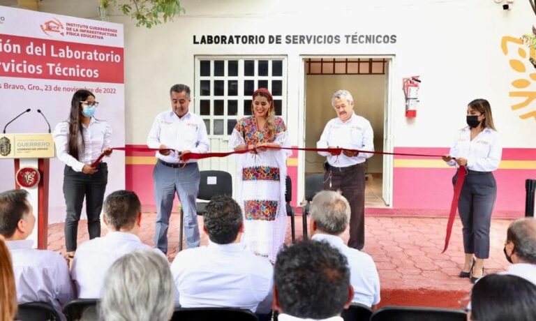INAUGURA GOBERNADORA EVELYN SALGADO LABORATORIO DE SERVICIOS TÉCNICOS Y ENTREGA VEHÍCULOS NUEVOS AL IGIFE