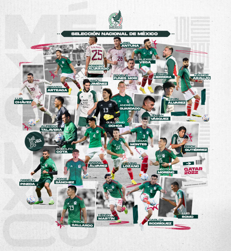 ¡Es oficial! México da a conocer a sus 26 convocados para el Mundial de Qatar 2022