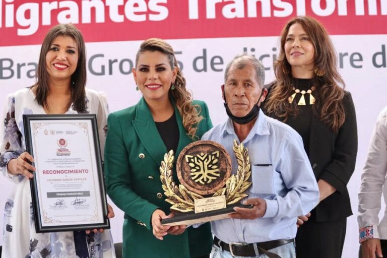 ENTREGA EVELYN SALGADO LA PRESEA: “MIGRANTES TRANSFORMANDO GUERRERO”