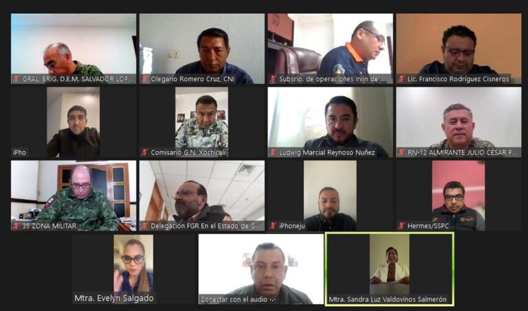 Iniciamos este año de manera exitosa y con todo el ánimo, manteniendo la ruta de trabajo coordinado por la pacificación de nuestro estado: Evelyn Salgado