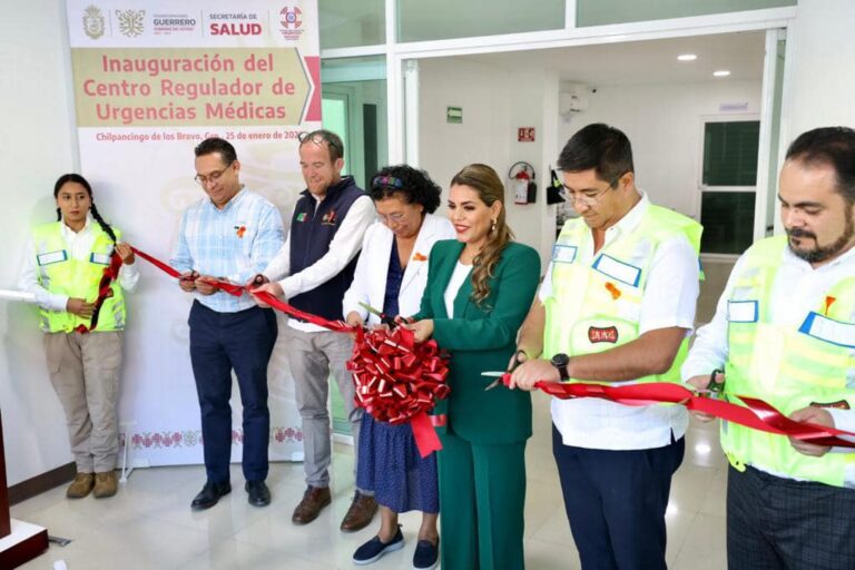 INAUGURA EVELYN SALGADO EL CENTRO REGULADOR DE URGENCIAS MÉDICAS EN GUERRERO CON CASI 3 MDP DE INVERSIÓN