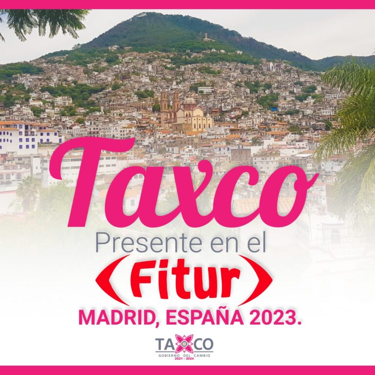 Del 18 al 22 de enero del año en curso, Taxco Pueblo Mágico estará presente en la Feria Internacional de Turismo en Madrid, España.