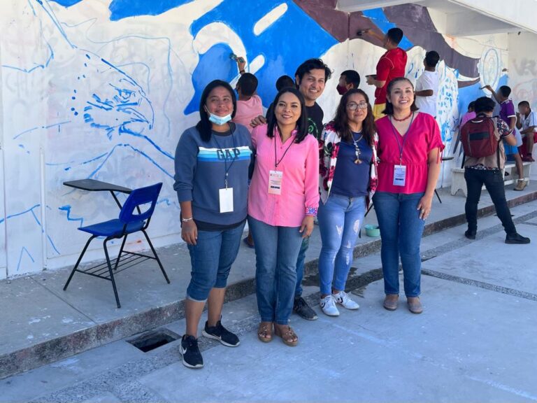 ORGANIZAN DIPUTADAS LA REALIZACIÓN DE UN MURAL EN EL CENTRO DE EJECUCIÓN DE MEDIDAS PARA ADOLESCENTES
