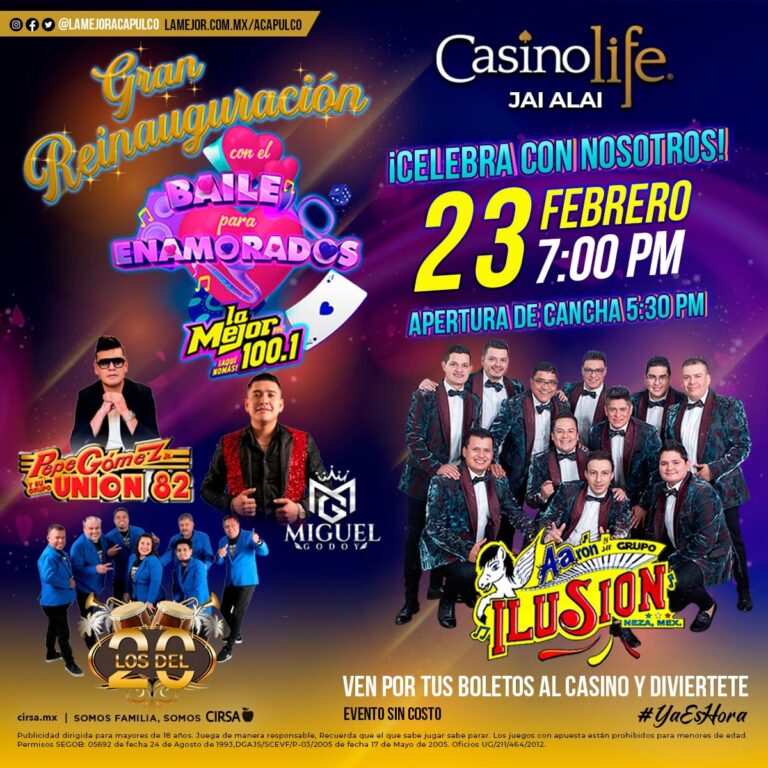Gran Reapertura Casino Life Emotion Jai Alai