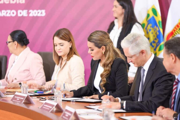 FIRMA EVELYN SALGADO CONVENIOS DE SEGURIDAD CON ESTADOS LIMÍTROFES Y DE COLABORACIÓN DEL FASP 2023