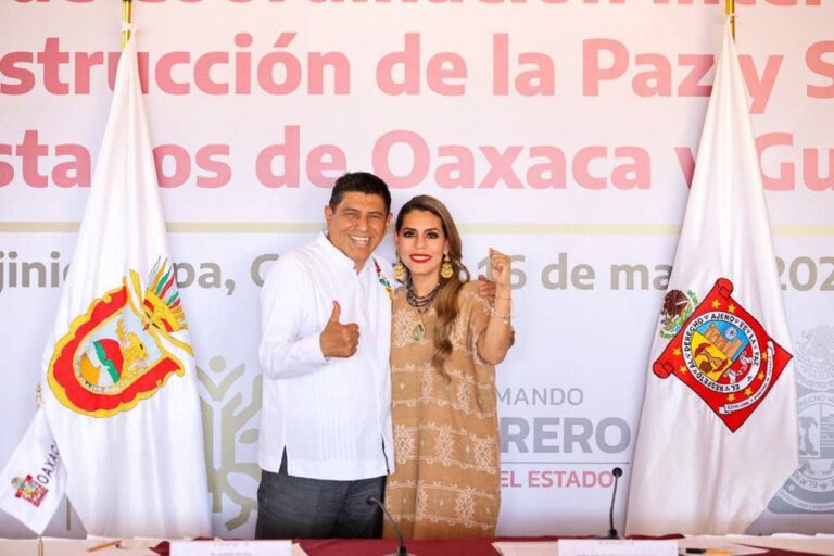 GUERRERO Y OAXACA SUMAN ESFUERZOS EN MATERIA DE SEGURIDAD Y BIENESTAR PARA SUS PUEBLOS