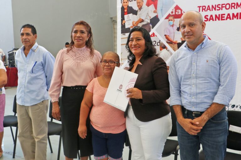 Participa Abelina López, en entrega del programa «Transformando la Seguridad Social para el Bienestar