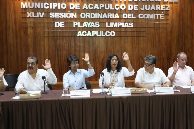 Encabeza Abelina López, XVLI sesión del Comité de Playas Limpias Acapulco