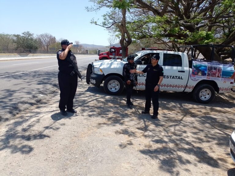 Supervisa el titular de la SSP Guerrero Evelio Méndez Gómez el despliegue en puntos carreteros por las vacaciones de Semana Santa 2023