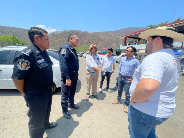 El subsecretario de Prevención y Operación Policial de la Secretaría de Seguridad Pública Estatal, Irvin de Jesús Jiménez Sánchez sostuvo reuniones con la presidenta de Pilcaya