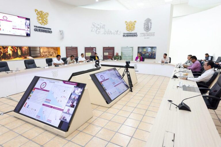 REVISA EVELYN SALGADO CON MESA DE COORDINACIÓN RESULTADOS DE OPERATIVOS DE LA ESTRATEGIA DE SEGURIDAD EN GUERRERO