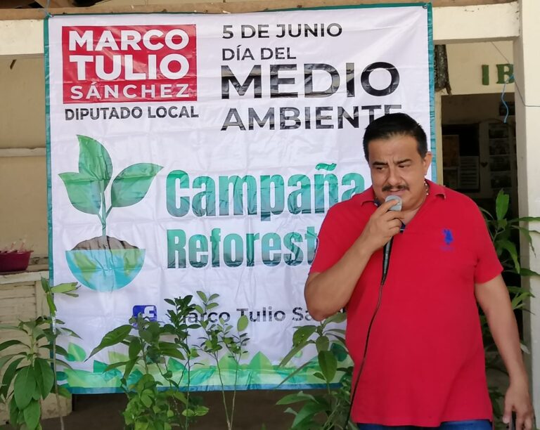 Dip. Marco Tulio encabeza la celebración por el Día Mundial del Medio Ambiente- Fanny Castillo