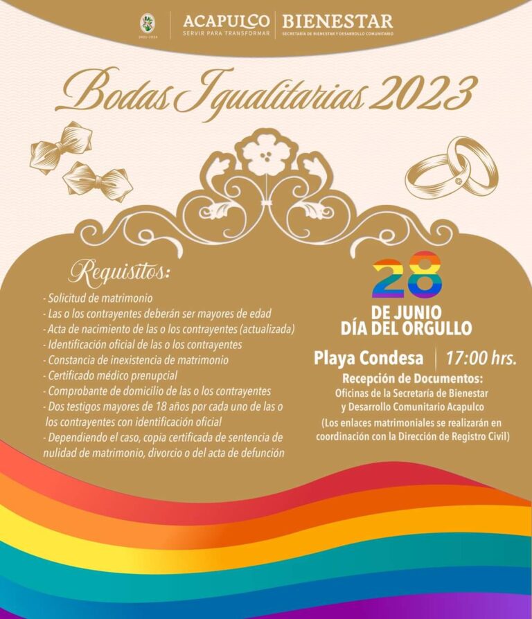 Abre gobierno de Abelina López convocatoria para Bodas Igualitarias