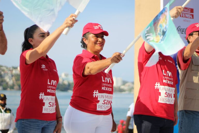 Participa Abelina López en jornada “Limpiemos México, Un mundo sin residuos”