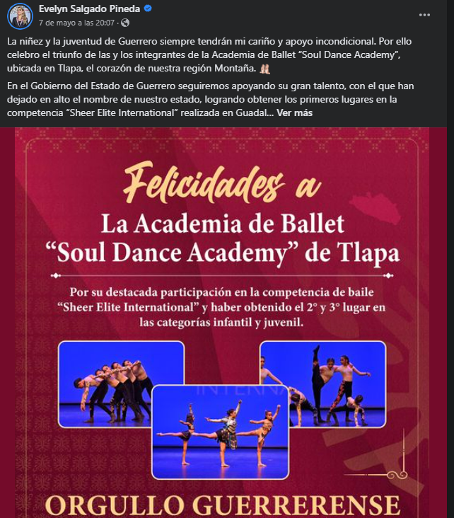 La niñez y la juventud de Guerrero siempre tendrán mi cariño y apoyo incondicional: Evelyn Salgado