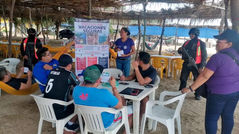 Reconozco el trabajo que realizan nuestras compañeras y compañeros de la Secretaría de Seguridad Pública de Guerrero en esta temporada vacacional: Evelyn Salgado