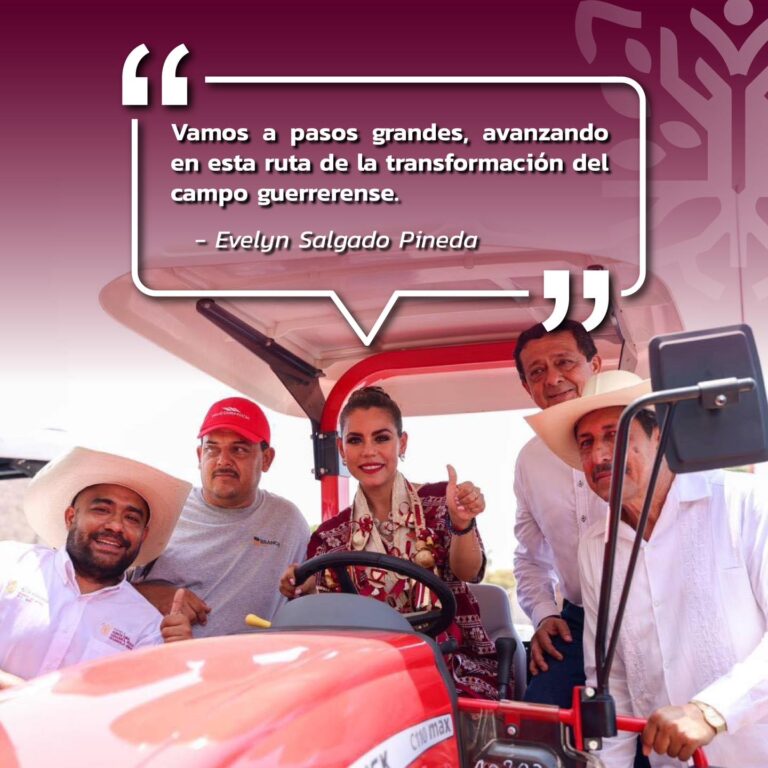 El campo guerrerense es una gran herramienta de transformación y esperanza para nuestro pueblo: Evelyn Salgado