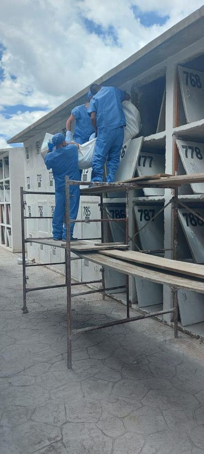 Personal de la CDHEG participan como observadores en la entrega y traslado de 16 cuerpos en el Municipio de Acapulco