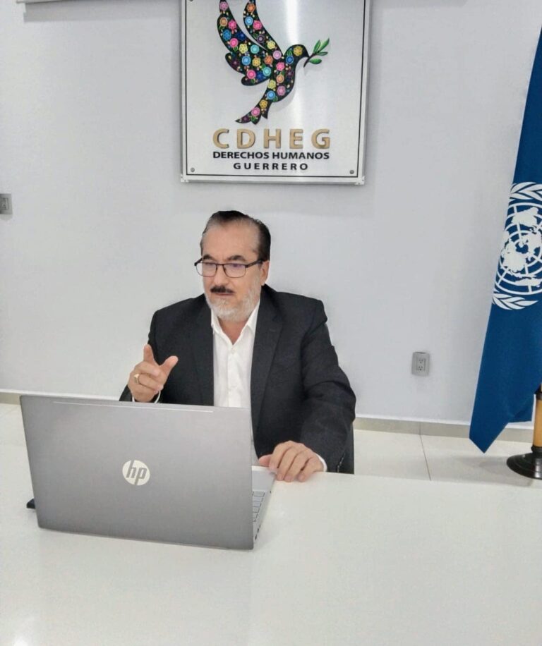 Alberto Sierra Abraján, Coordinador de Capacitación de la #CDHEG, impartió una conferencia de capacitación dirigida a elementos de la 35 Zona Militar,