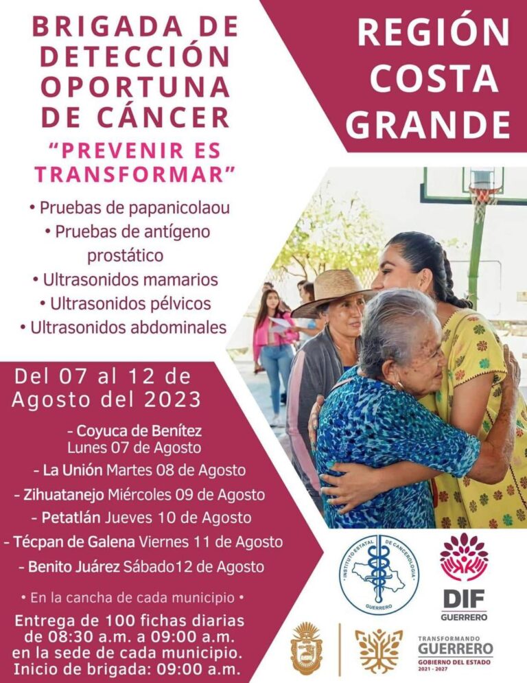 El Sistema DIF Guerrero y el Instituto Estatal de Cancerología, Iecan, Iecan realizarán su jornada gratuita de detección de cáncer: Evelyn Salgado