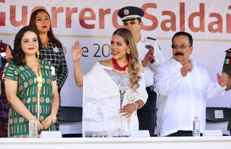 Conmemora Evelyn Salgado el 241 Aniversario del Natalicio de Vicente Guerrero en Tixtla