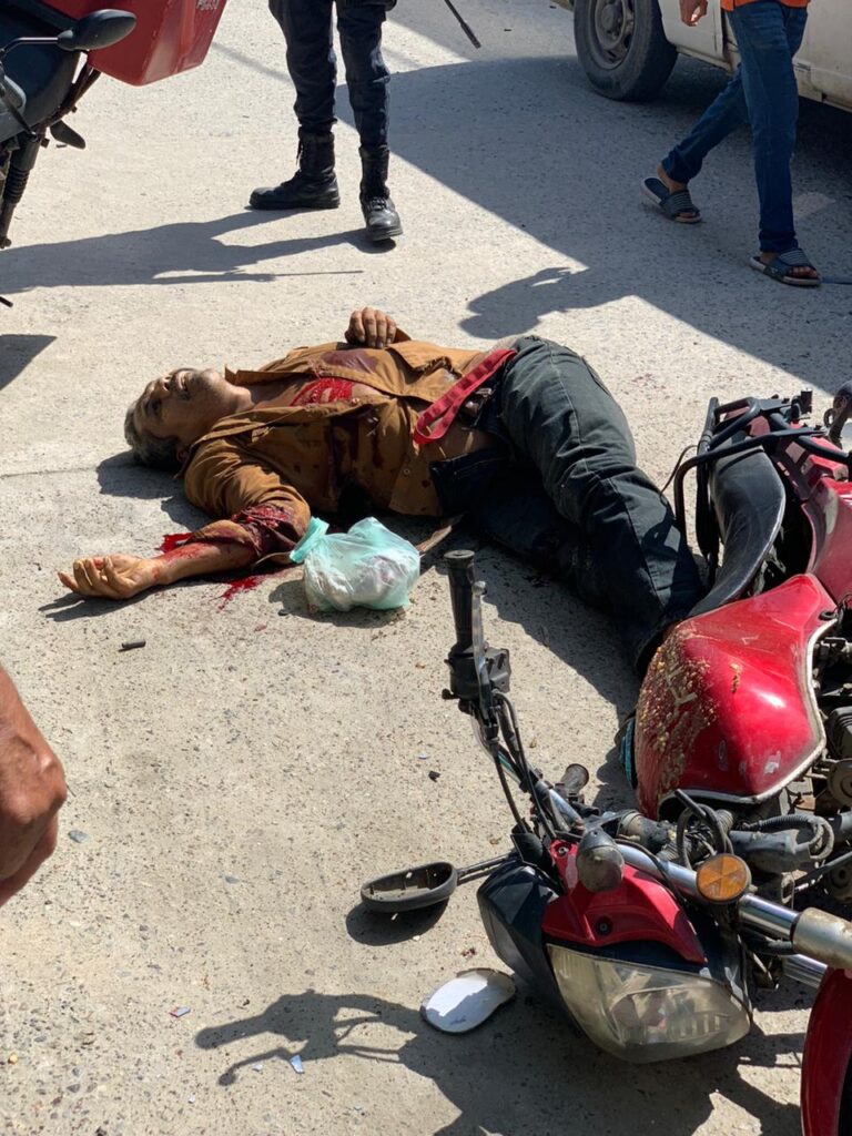 Un muerto deja balacera en pleno centro de Tecpan