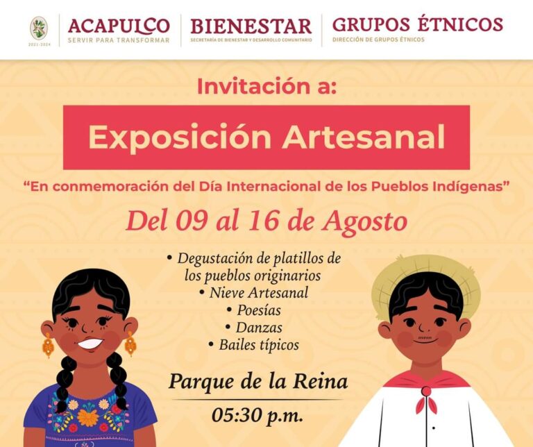 Invita Gobierno de Abelina López Rodríguez a la Exposición Artesanal