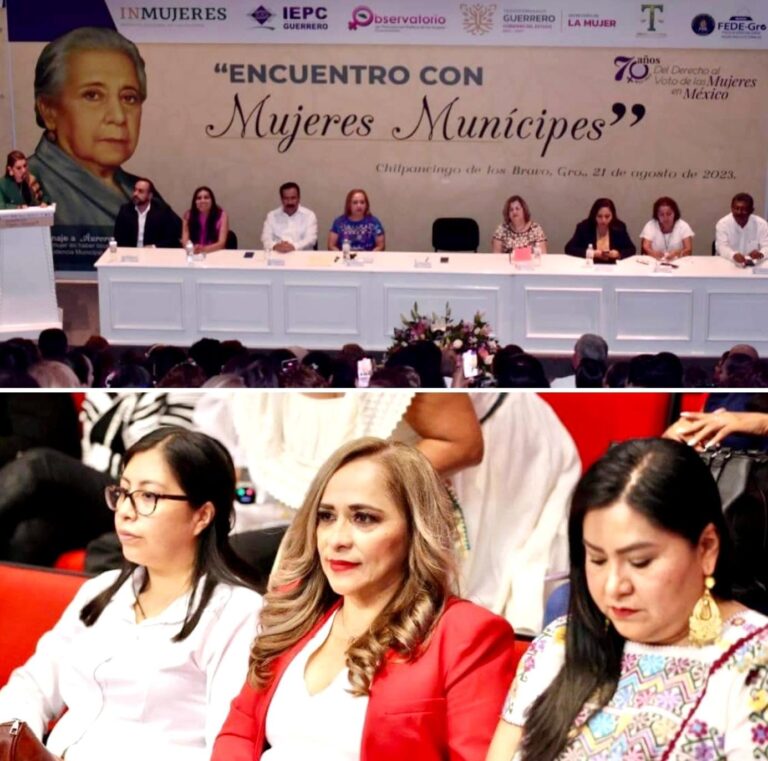 “PRESIDENTA DE LA CDHEG ASISTE A ENCUENTRO CON MUJERES MUNÍCIPES”
