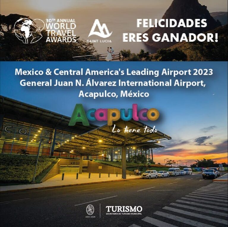 Gana Gobierno de Abelina López Rodríguez el Word Travel Awards por segundo año consecutivo