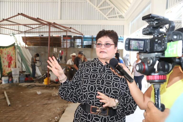 Registra Gobierno de Abelina López Rodríguez avances en la reconstrucción del mercado central