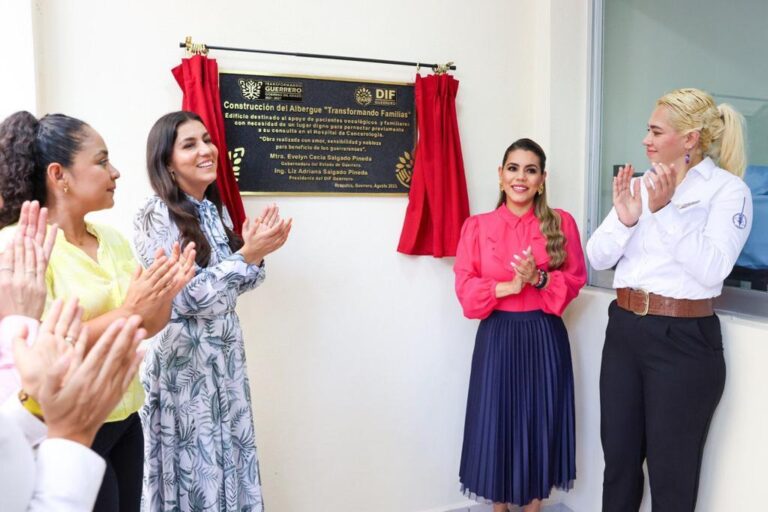 Inauguran la gobernadora Evelyn Salgado y la presidenta del DIF Guerrero albergue para familiares y pacientes oncológicos del IECAN en Acapulco