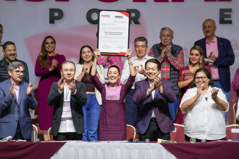 Fuimos testigos de la Tercera Sesión Ordinaria del Consejo Nacional de Morena Sí, que designó oficialmente a nuestra gran amiga Claudia Sheinbaum, como la Coordinadora de los Comités de la Defensa de la 4T: Evelyn Salgado