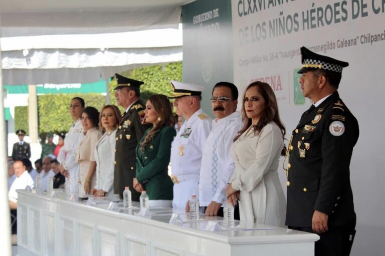 “PRESIDENTA DE LA CDHEG ASISTE A CEREMONIA CÍVICA POR EL CLXXVA ANIVERSARIO DE LA GESTA HEROICA DE LOS NIÑOS HÉROES DE CHAPULTEPEC”