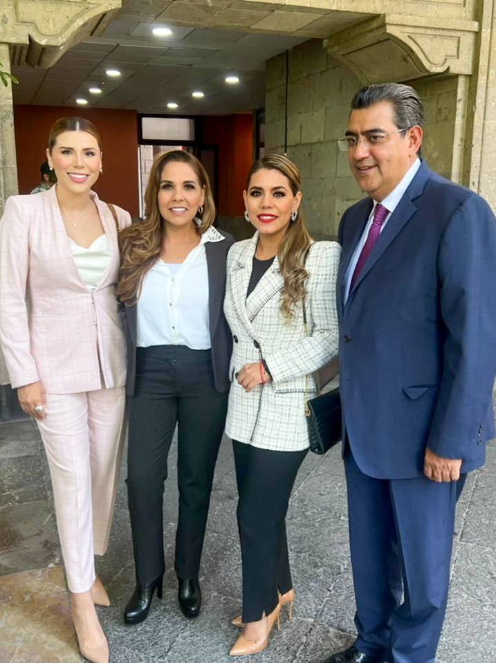 Participa Evelyn Salgado en reunión de gobernadores con el presidente López Obrador