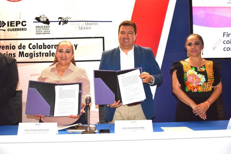 PRESIDENTA DE DERECHOS HUMANOS ASISTE A FIRMA DE CONVENIO DE COLABORACIÓN