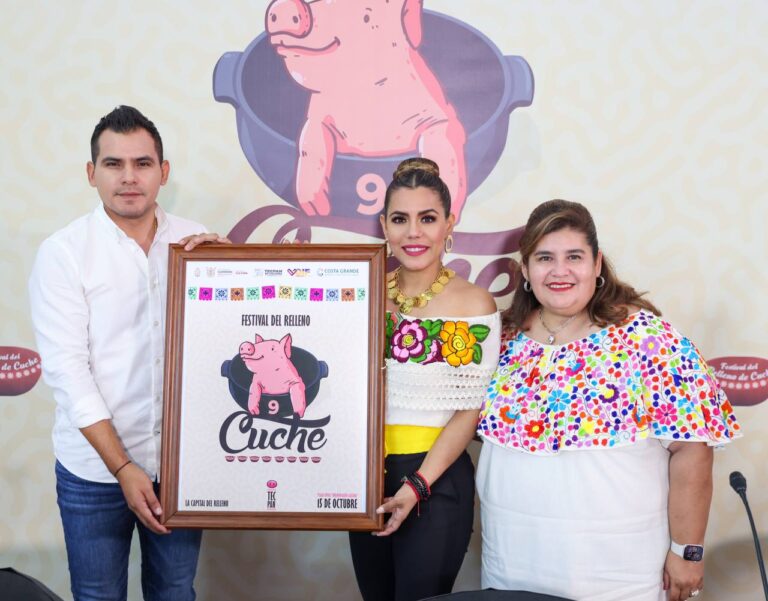 «Lo hecho en Guerrero está bien hecho», afirma Evelyn Salgado y anuncia festival del Relleno de Cuche en Tecpan
