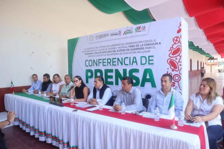 ANUNCIAN DIPUTADOS LAS MESAS PRESENCIALES DE LA CONSULTA A PERSONAS CON DISCAPACIDAD EN CHILAPA