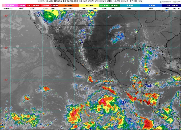 Informa Gobierno de Abelina López Rodríguez que persistirán lluvias en Acapulco