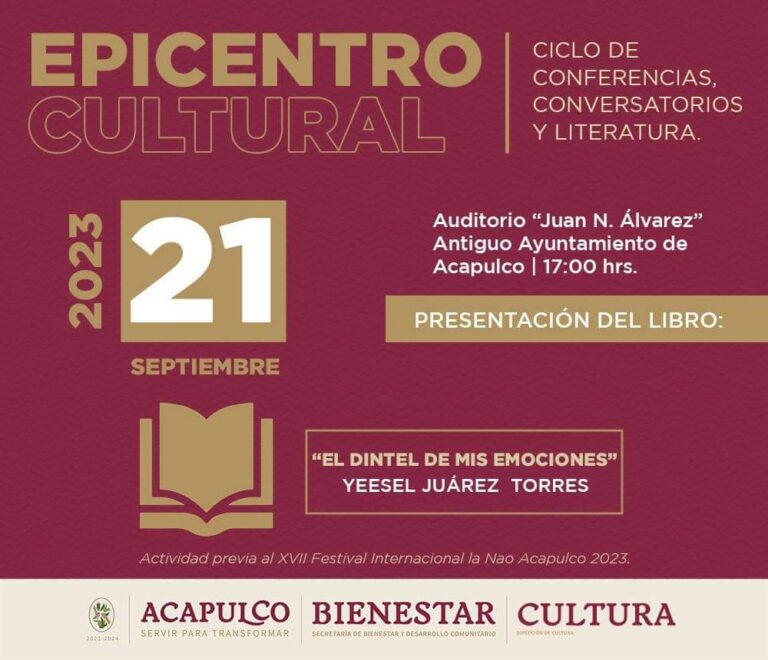 Invita Gobierno de Abelina López Rodríguez a la presentación del libro «El dintel de mis emociones»
