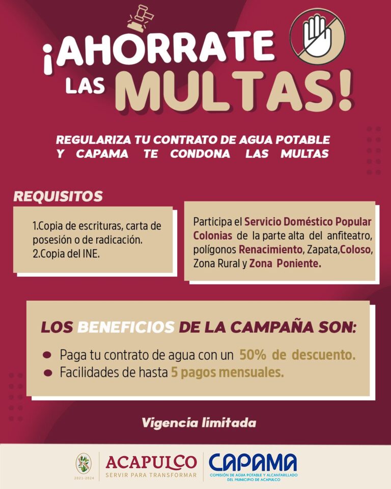 Implementa Gobierno de Abelina López la campaña “Ahórrate las Multas”