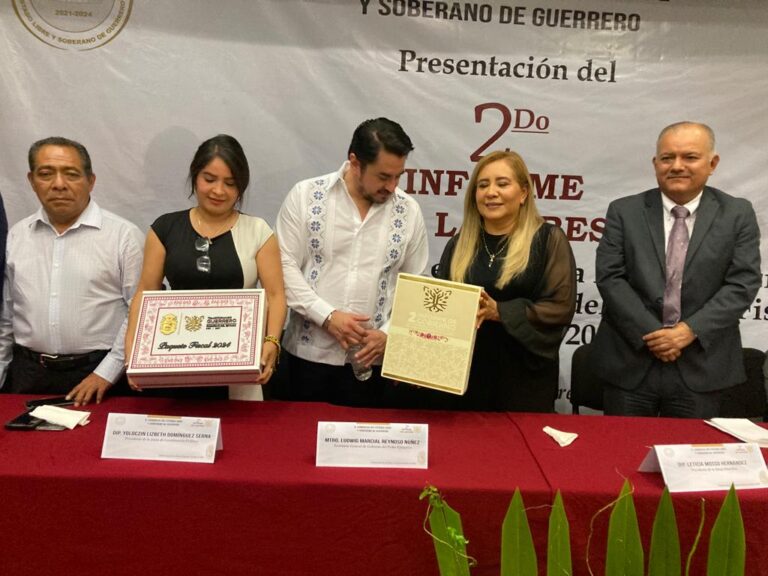 Entrega Gobierno de Evelyn Salgado 2do Informe de Gobierno y Paquete Fiscal 2024 al Congreso del Estado