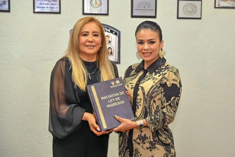 Entrega presidenta Norma Otilia Hernández al Congreso propuesta de Ley de Ingresos 2024