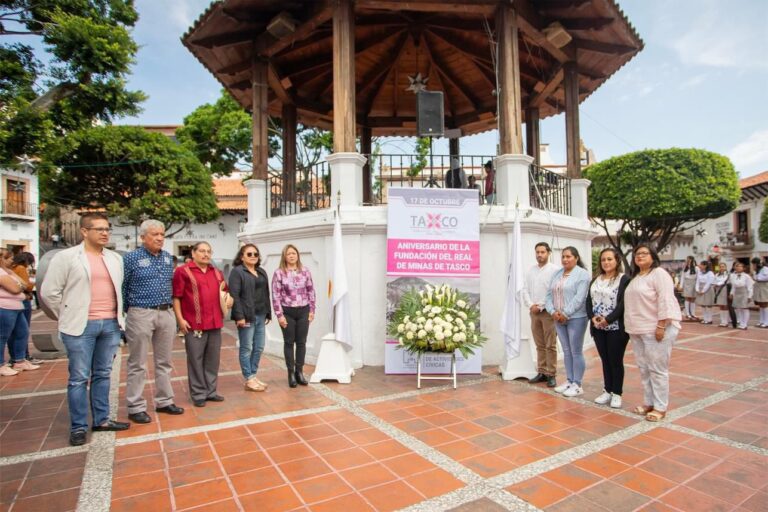 Taxco conmemoró 494 años de su fundación como primer Real de Minas