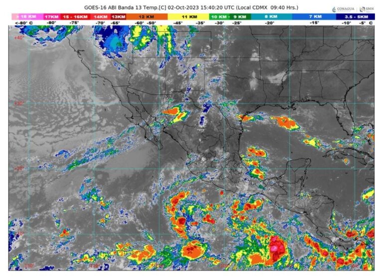Informa Gobierno de Abelina López Rodríguez que prevén lluvias en Acapulco por diversos sistemas meteorológicos