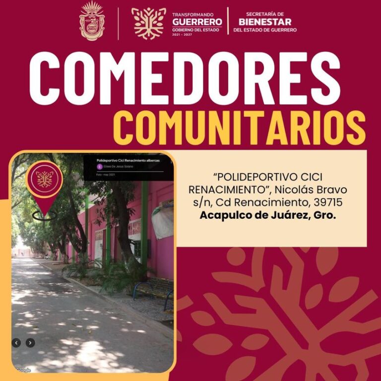 Anunciamos la instalación de comedores comunitarios en distintos puntos estratégicos de Acapulco: Evelyn Salgado