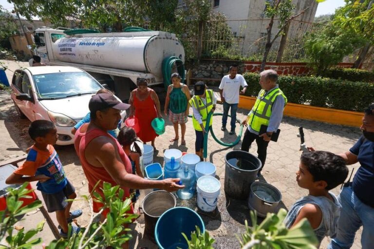 Refuerza gobernadora Evelyn Salgado Plan Emergente de Agua en Pipas para Acapulco