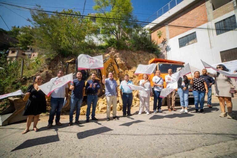 Dan comienzo a obras en Taxco, con recursos tripartitas del Programa 2×1 para Migrantes