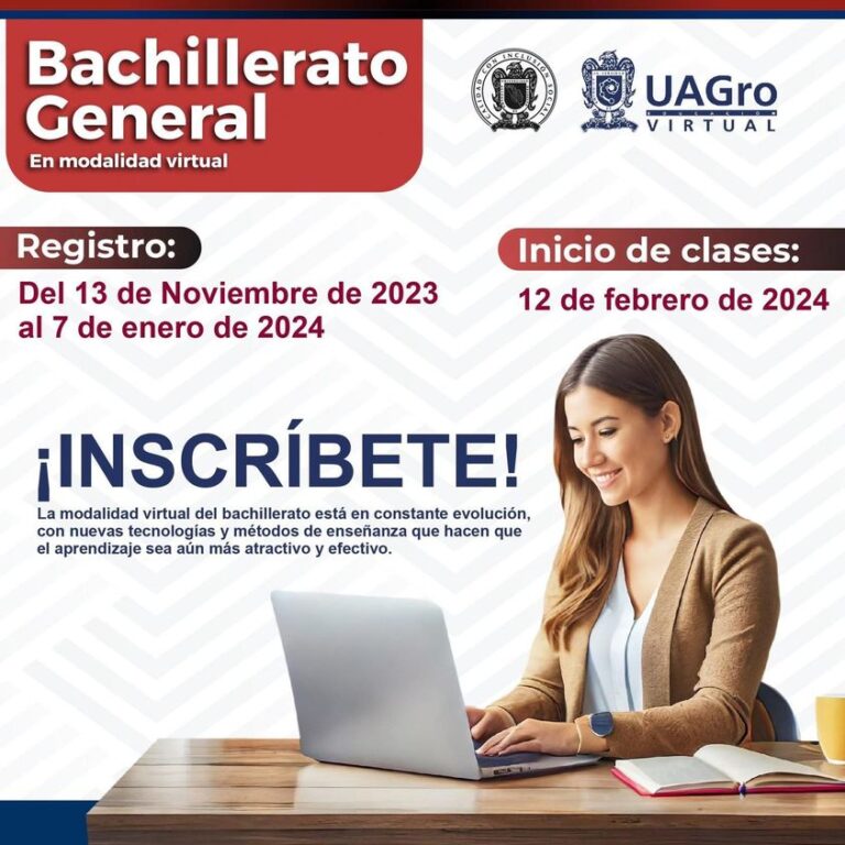 Te compartimos la convocatoria de la UAGro Virtual