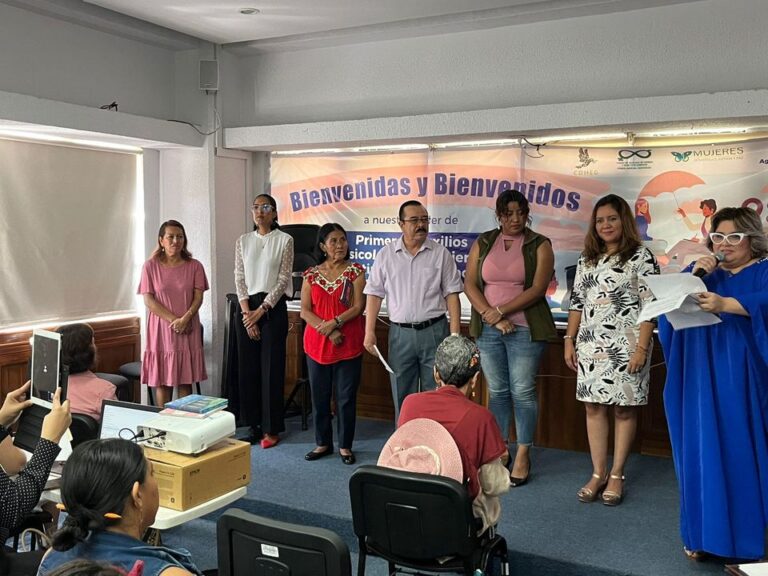 El Secretario Técnico, Ángel Miguel Sebastián Ríos, inauguró el Taller: «Primeros Auxilios Psicológicos a Mujeres Víctimas de Violencia»